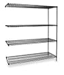 Storelogic 2KPT2 Shelving, Add-On, H 74, W 72, D 24, Black
