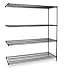 Storelogic 2KPT2 Shelving, Add-On, H 74, W 72, D 24, Black