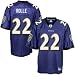 Reebok NFL Equipment Baltimore Ravens #22 Samari Rolle Purple Replica Jersey