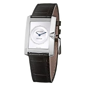 Concord 0310975 Delirium Silver Dial Leather Alligator Mens Watch