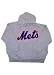 New York Mets Big and Tall MLB Heavyweight Hooded Grey Sweatshirt, Size= XXXXX-Large