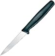 Victorinox Paring, 3.25" Serrated, Spear Point, Small Black Polypropylene Handle