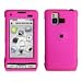 Electronics : Fits LG Dare VX9700 Verizon Cell Phone Snap on Protector Faceplate Cover Housing Hard Case - Solid Hot Pink Rubber Feel