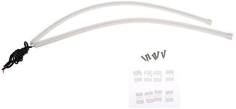 DigRepair Strip Drl Run Lights 45cm Tube Audi Style White Switchback (2pacs)