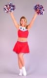 California Costumes Women's Patriotic Cheerleader Costume
