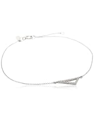 Adina Reyter Tiny Pave Right Angle Silver Bracelet