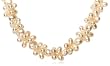 Flower Cluster Necklace w/ 5-9mm White Freshwater Cultured Pearls, 18"
