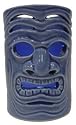 TIKI BLUE CANDLE HOLDERS - ISLAND DECOR