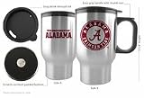 Alabama Crimson Tide 16 oz. Stainless Steel Travel Mug ( Set of Two ) - B0002BTX00