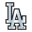 Los Angeles Dodgers Silver Auto Emblem - Baseball Sports Merchandise