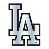 Los Angeles Dodgers Silver Auto Emblem