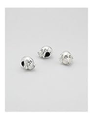 Dog Bead In 92.5 Sterling Silver