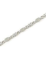 14kt Yellow Gold Oval Opal and Diamond Bracelet