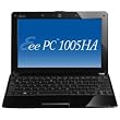 ASUS Eee PC 1005HA-PU1X-BK 10.1-Inch Black Netbook - 10.5 Hour Battery Life