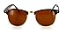 8-Bit Pixel Retro Novelty Gamer Geek Sunglasses Adult Size (Tortoise, Brown)