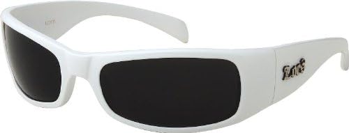 LOCS White Harcore Sunglasses Z509W + Free Micro Fiber Bag