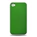 Premium Rubberized Hard Crystal Case Cover for Apple iPhone 4, 4th Generation, 4th Gen - Green