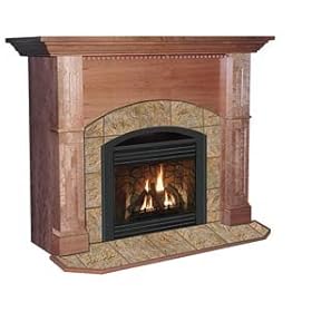 Manchester A Flush Fireplace Mantel in Medium Country Pine