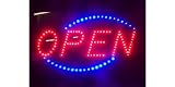 Horizontal Open LED Sign (Red & Blue) (16