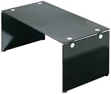 Premier Housewares Coffee Table Tempered Glass, 37 x 75 x 40 cm, Black 318dVf5ahoL. SL160