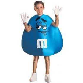 Rubie's M&M Blue Color Peanut Child Halloween Costume Toddler 2-4
