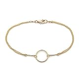 Dogeared karma bracelet, gold dipped thumbnail