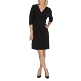Merona® Women's Ponte Faux Wrap Dress - Black