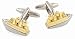 Ocean liner or ship cufflinks with presentation box
