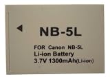 Nextop-Canon NB-5L Brand New 1300mAh COMPATIBLE Battery for Canon PowerShot SD700 IS/SD790 IS/SD800 IS/SD850 IS/SD870 IS/SD880 IS/SD890 IS/SD900/SD950 IS/SD990 IS, IXY Digital 1000/2000 IS/3000 IS/800 IS/810 IS/820 IS/900 IS/910 IS/920 IS/95 IS