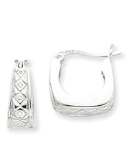 Sterling Silver Design Earrings QE3351"