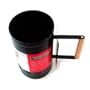 "ABC Products" - Perfect Flame ~ Chimney Style Canister - Charcoal Starter (Matte Black - With Wooden Handle).