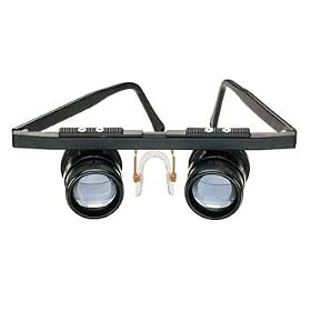 Binocular Focuable Loupe/Glasses for near, hands free inspection 4.0X