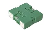 【寺田電機製作所】 ブロックコンセント 4分岐(緑) 10個入り XYZ80004G-J10
