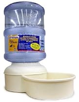 Petmate Le Bistro Waterer with Microban, 5-Gallon Capacity, Bleached Linen
