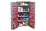 Bin Cabinet Assembled With 128 Door Bins 38 Inch Wide