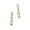 14K White Gold Diamond Journey Earrings - 1.00 Ct. TW