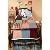 Denim Patchwork - Twin Bedding Set