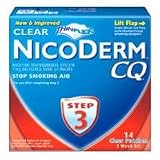 NicoDerm CQ Smoking Cessation Aid Clear Patch Step 3 with 7 mg - 14 ea