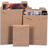 6 x 6 Kraft Stayflat Mailersÿ (RM9SFK) Category: Rigid and Stay Flat Mailers