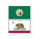 Buy Advantus Indoor Outdoor Mail-In State Flags, Oregon Washington State, 5 ft. x 3 ft. 83301 AVT83301 by ADVANTUS