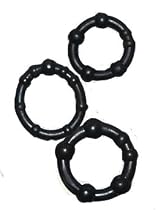 Orion 514292 Penisringe-Set "Get Hard" schw