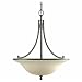 Royce Lighting RP47ES/3-46 Valhalla Pendant Heirloom Bronze with Cream Snow Globe