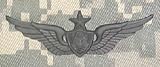Senior Aircraft Crewman - Metal Insignia - Black - Full Size