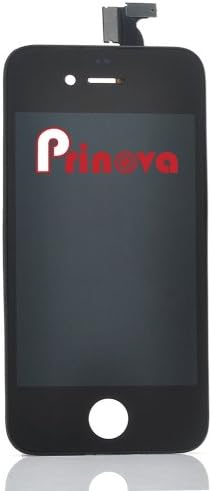 Prinova Black LCD Display Screen Plus Digitizer Full Assembly For iPhone 4S Include Tools TGO0003