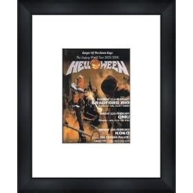 HELLOWEEN UK Tour 2006 - Framed Original Advert