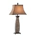 Antique Bronze and Porcelain Lamp (Set of 2)