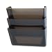 Rubbermaid Stak-A-File Three-Pocket Wall File, Letter, Smoke, 3 per pack (47021ROS) Rubbermaid Stak-A-File Three-Pocket Wall File, Letter, Smoke, 3 per pack (47021ROS)