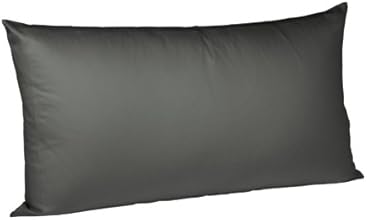 fleuresse Kissenbezug 9100-9031 colours, Mako Satin, 40x80 cm, 100% Baumwolle, graphit