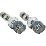 Stainless Steel Toilet Bolt Set - 1/4-inch by 2 1/4-inch