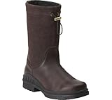 Ariat Women's Ladies Barnyard Belle Waterproof Pull-On Work Boot Round Toe Dark Brn US